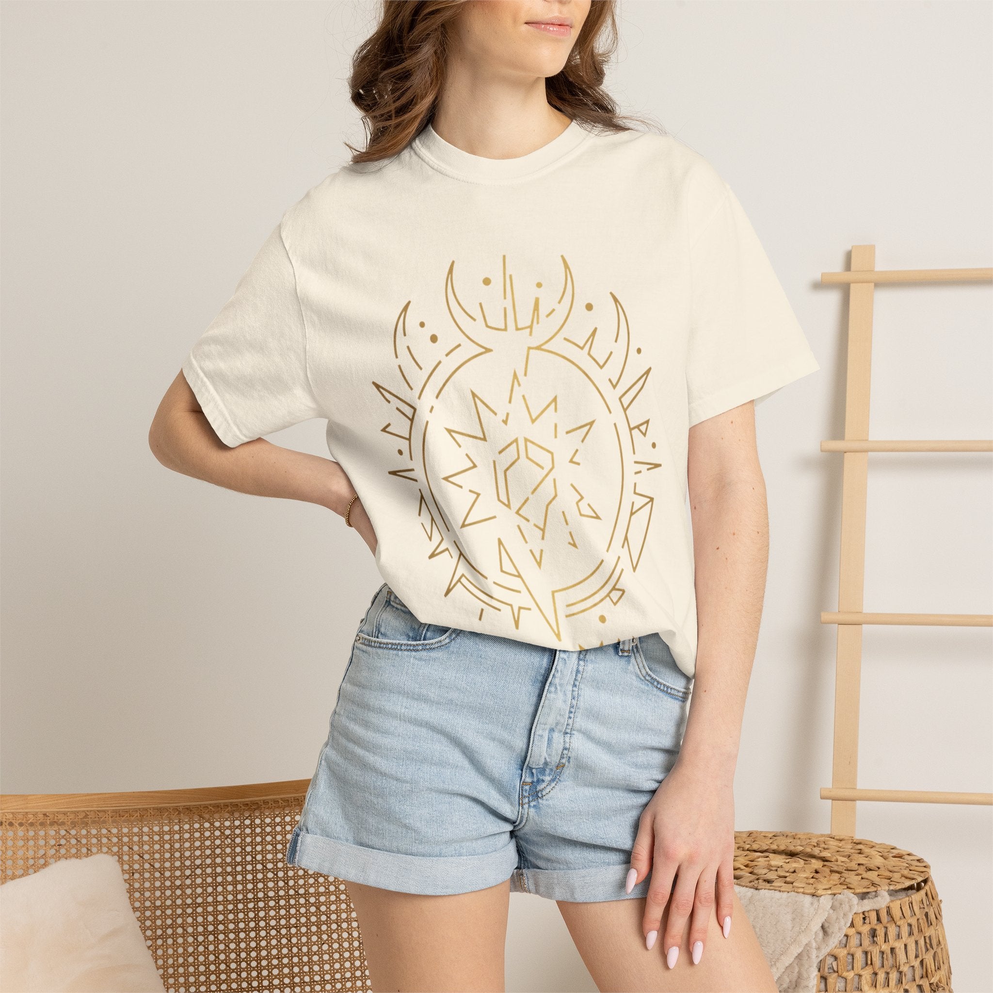 Power Runs Black PRB Cael Mór Symbol T-Shirt — ‘Nothing Connects’ Minimal Graphic Tee by Power Runs Black