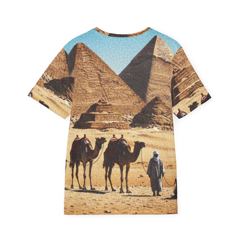 PRB Egypt Pyramid Camels All-Over Print Sports Jersey by Power Runs Black