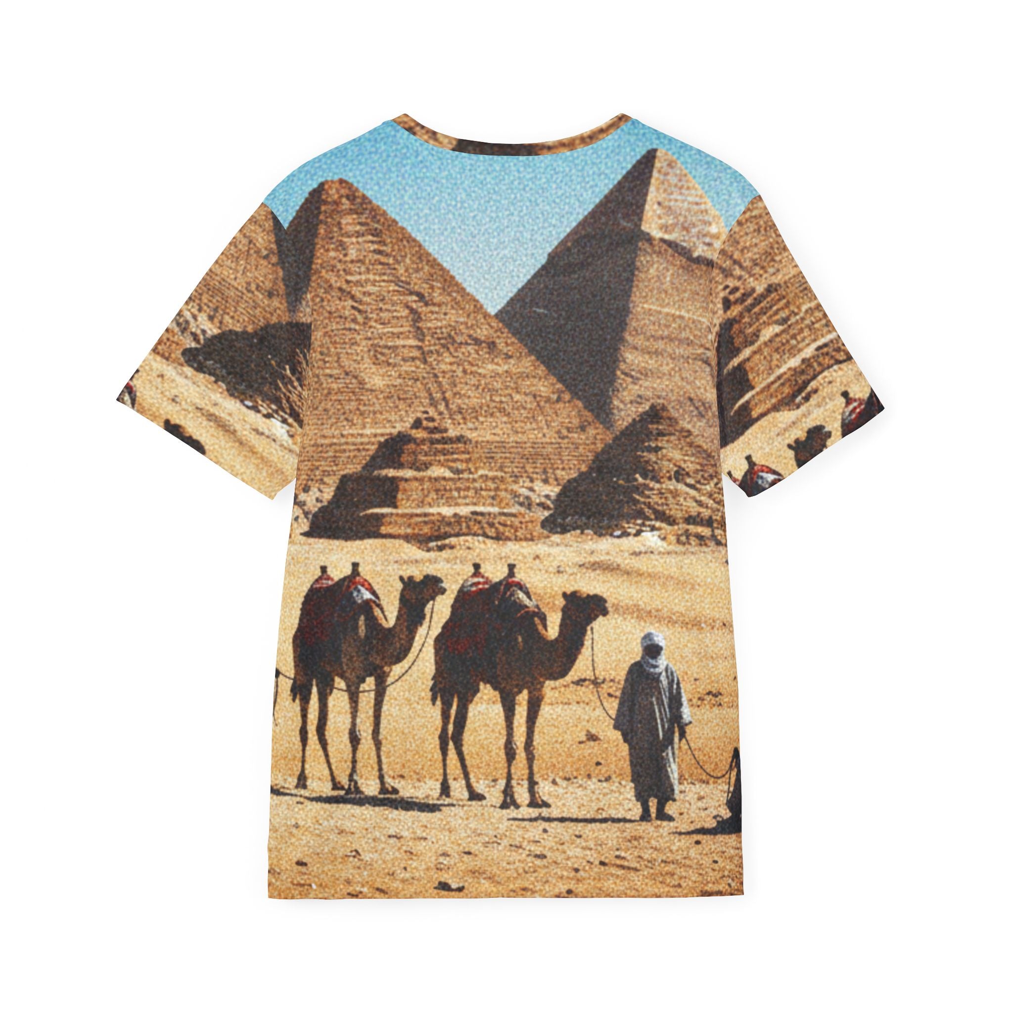 PRB Egypt Pyramid Camels All-Over Print Sports Jersey by Power Runs Black