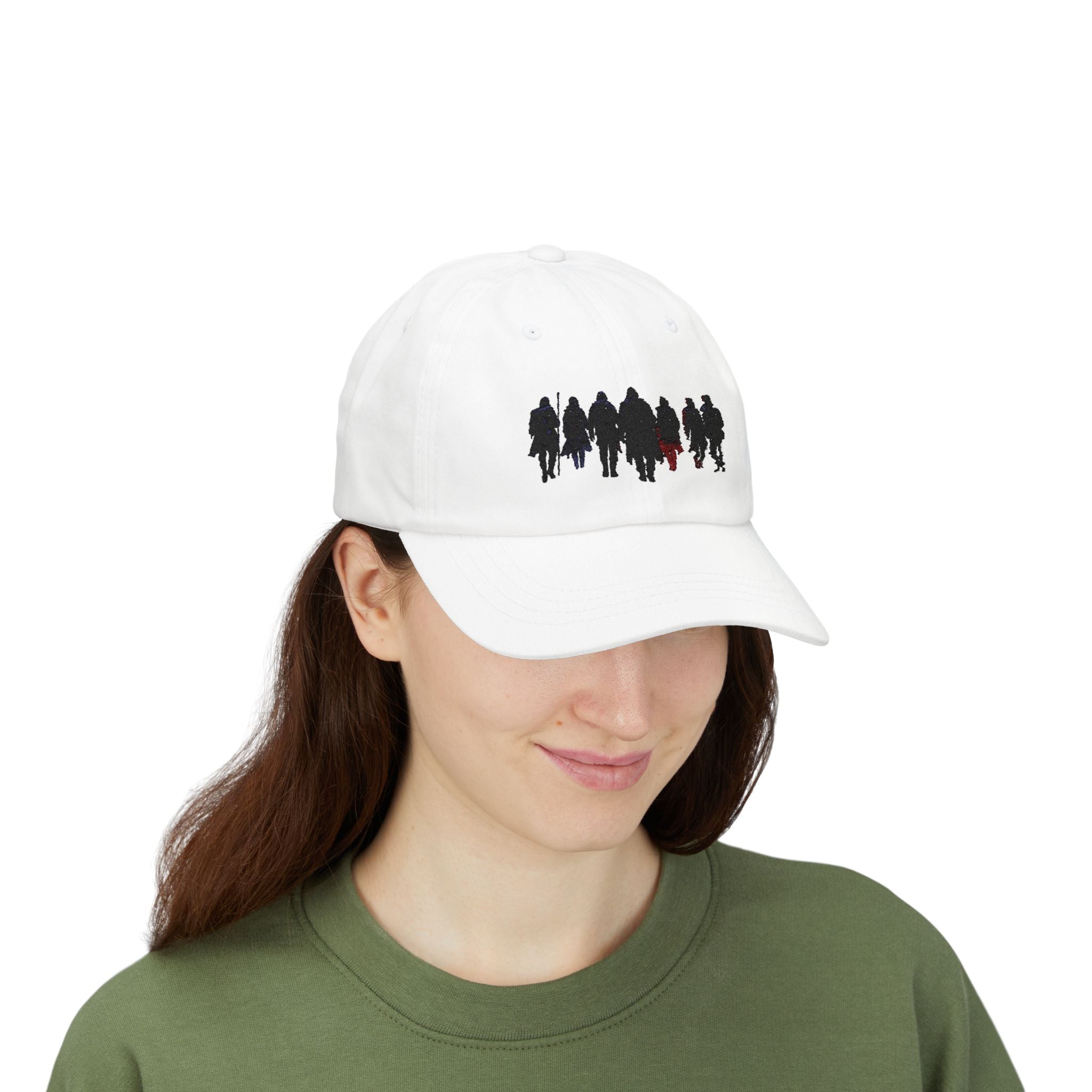 PRB The Starbound Seven Dad Cap — Silhouette Crew Walking Hat by Power Runs Black