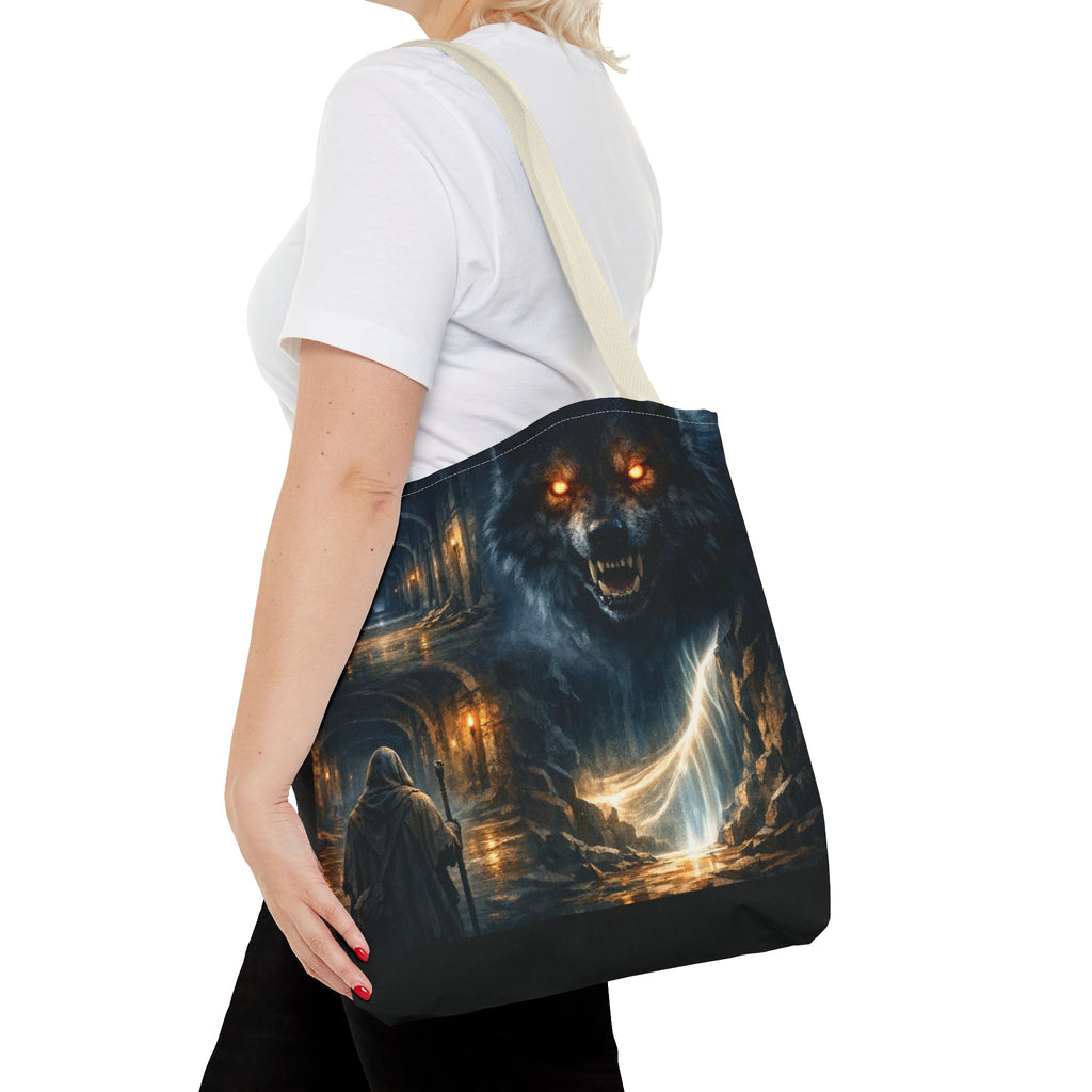 PRB The Echo Hounds Illustration Tote Bag | Gothic Horror Artwork by Printify