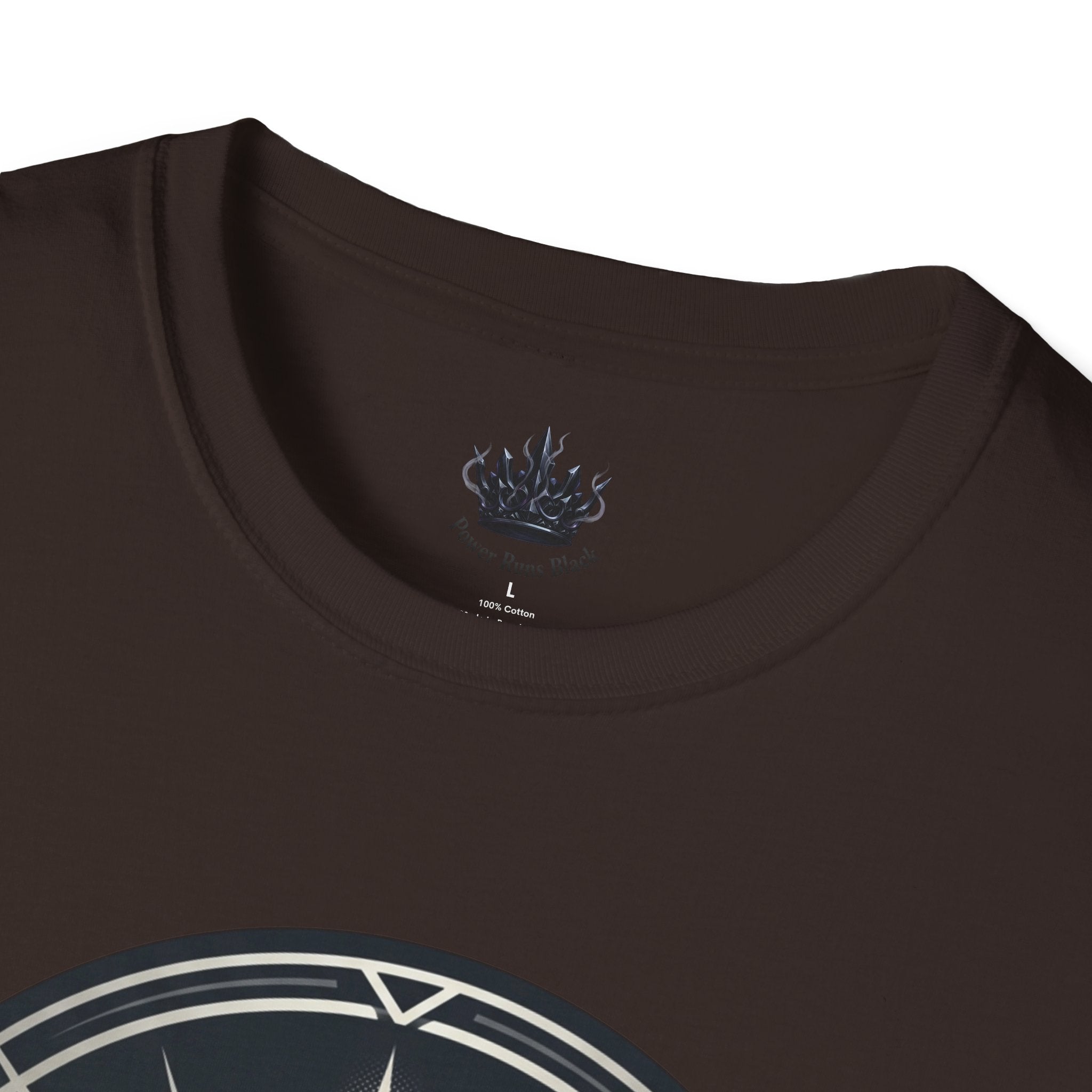 Power Runs Black PRB Crown Variant Graphic T-Shirt — The Crown Variant Emblem by Power Runs Black