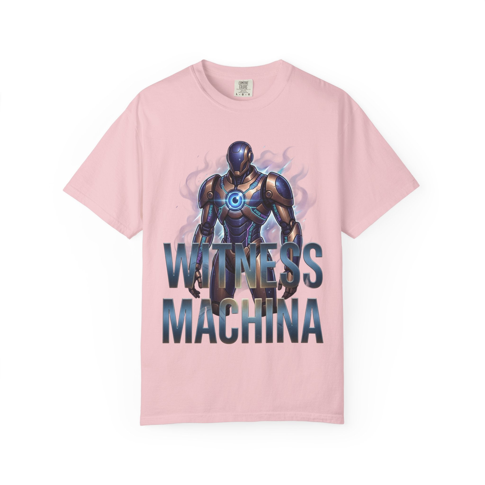 Printify PRB Witness Machina Robot Art T-shirt | Sci-Fi Cyborg Graphic Tee - T-Shirt