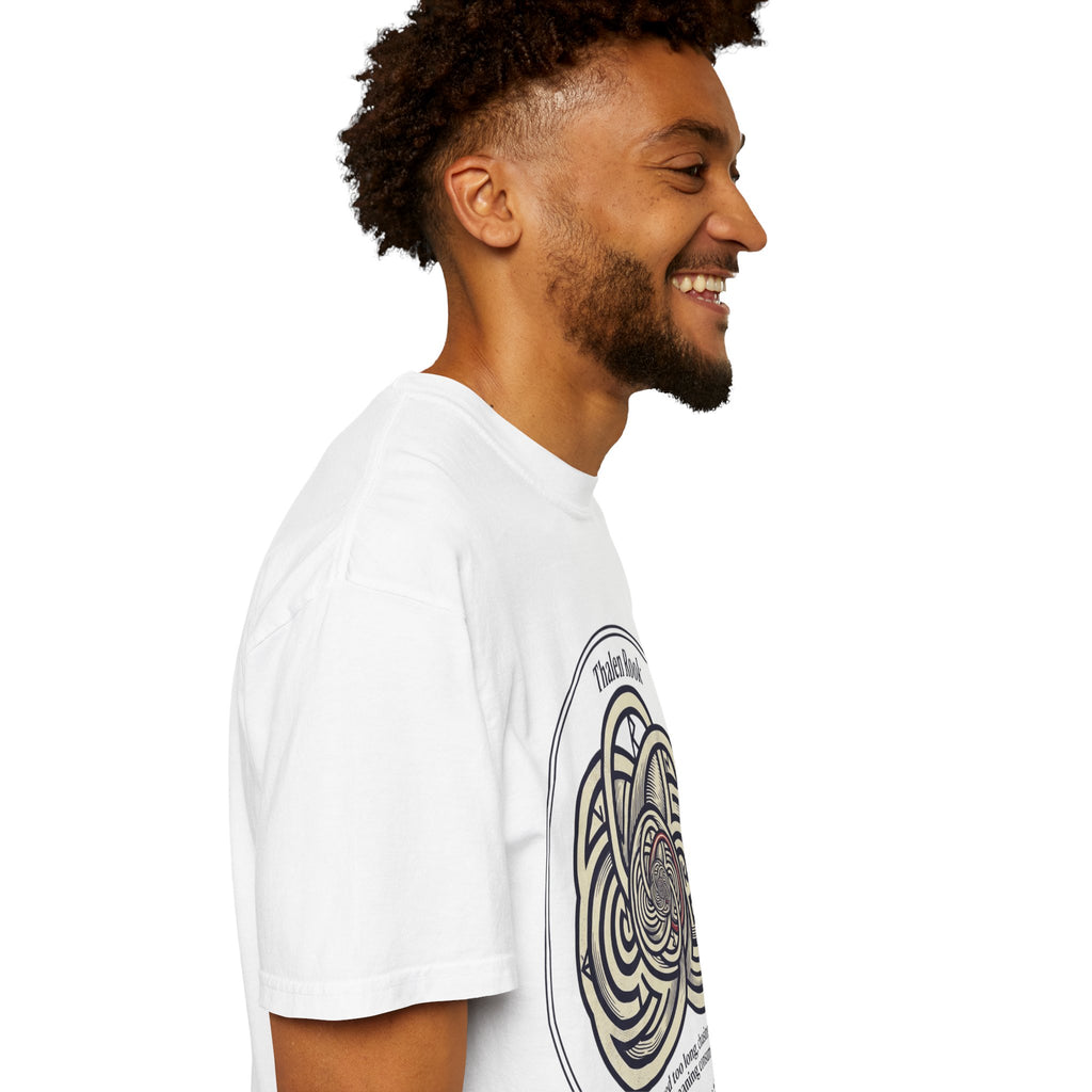 Power Runs Black PRB Thalen Rook Celtic Knot Graphic T-Shirt — "He stared too long..." Quote Tee by Power Runs Black