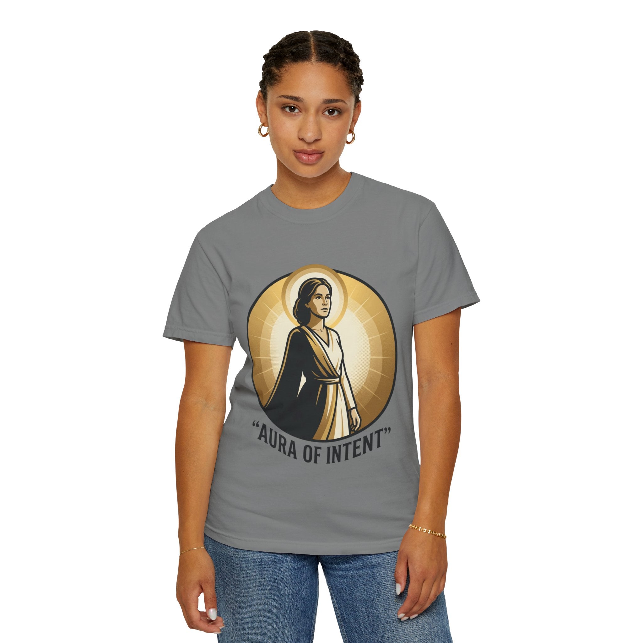 Power Runs Black Aura of Intent T-Shirt by Power Runs Black