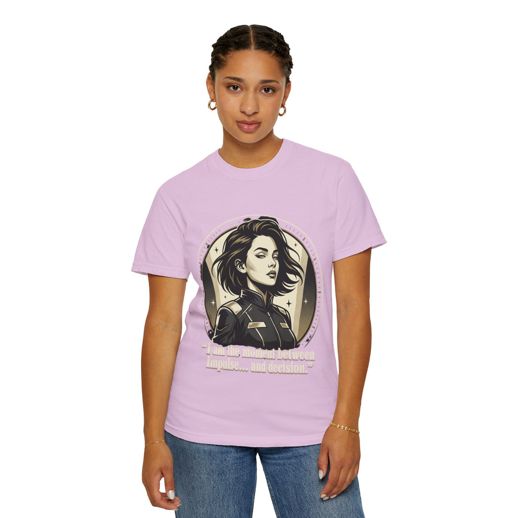 Power Runs Black Retro Space Captain Portrait T-Shirt — 'Fearless Commander' Graphic Tee by Power Runs Black