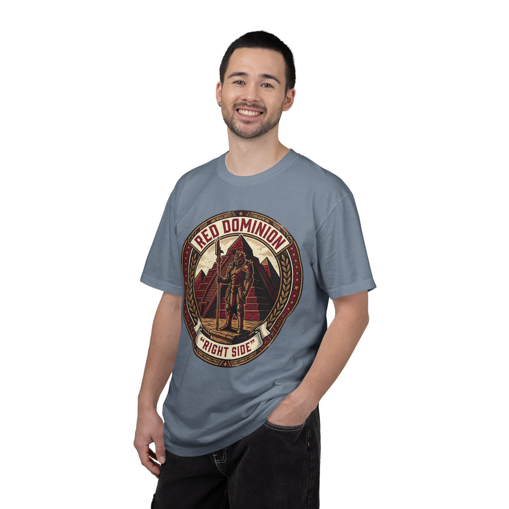 Power Runs Black PRB Red Dominion 'Right Side' Graphic T-Shirt by Power Runs Black