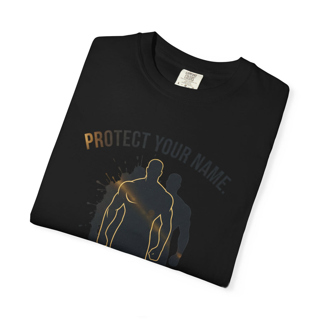 PRB Protect Your Name silhouette trio design T-Shirt | Loyalty is a Weapon graphic tee by Printify