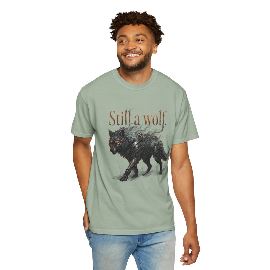 PRB Still a Wolf T-Shirt — Dark Wolf Graphic Tee by Printify