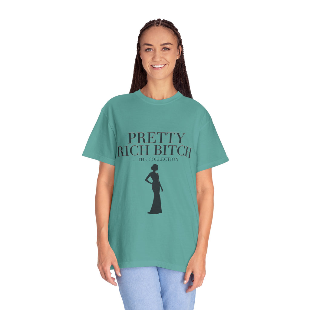 Pretty Rich Bitch The Collection by PRB Tee — Feminine Confidence Graphic T-Shirt by Power Runs Black