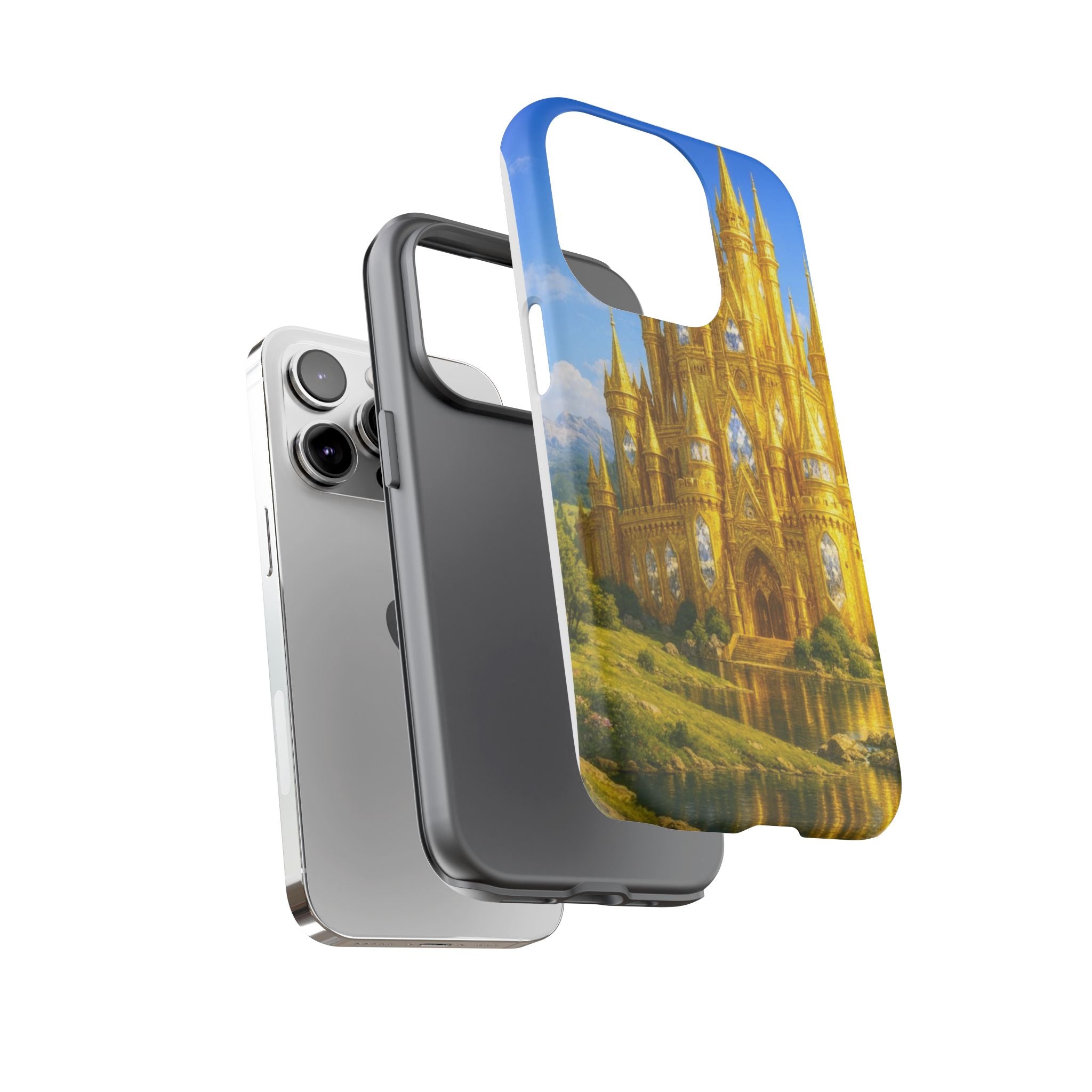 PRB Golden Castle iPhone Case | Fantasy Palace Phone Case by Printify