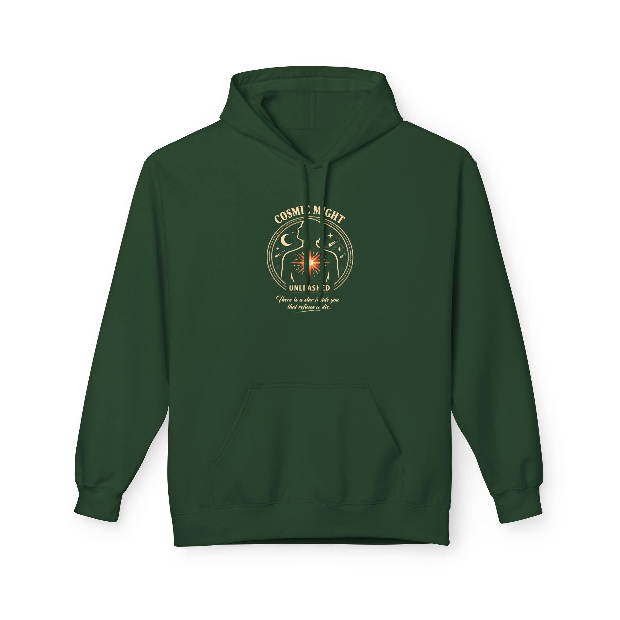 PRB Starforged Flex Cosmic Might Unleashed Hoodie — Unleashed Starburst Graphic Pullover by Power Runs Black