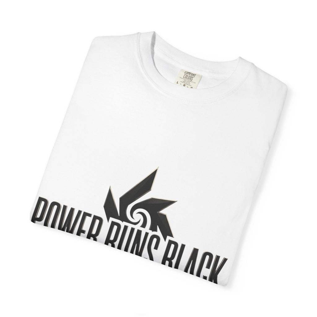Power Runs Black PRB "Wear The Code" Mystic Shield T-Shirt — Geometric Sigil Graphic Tee by Printify