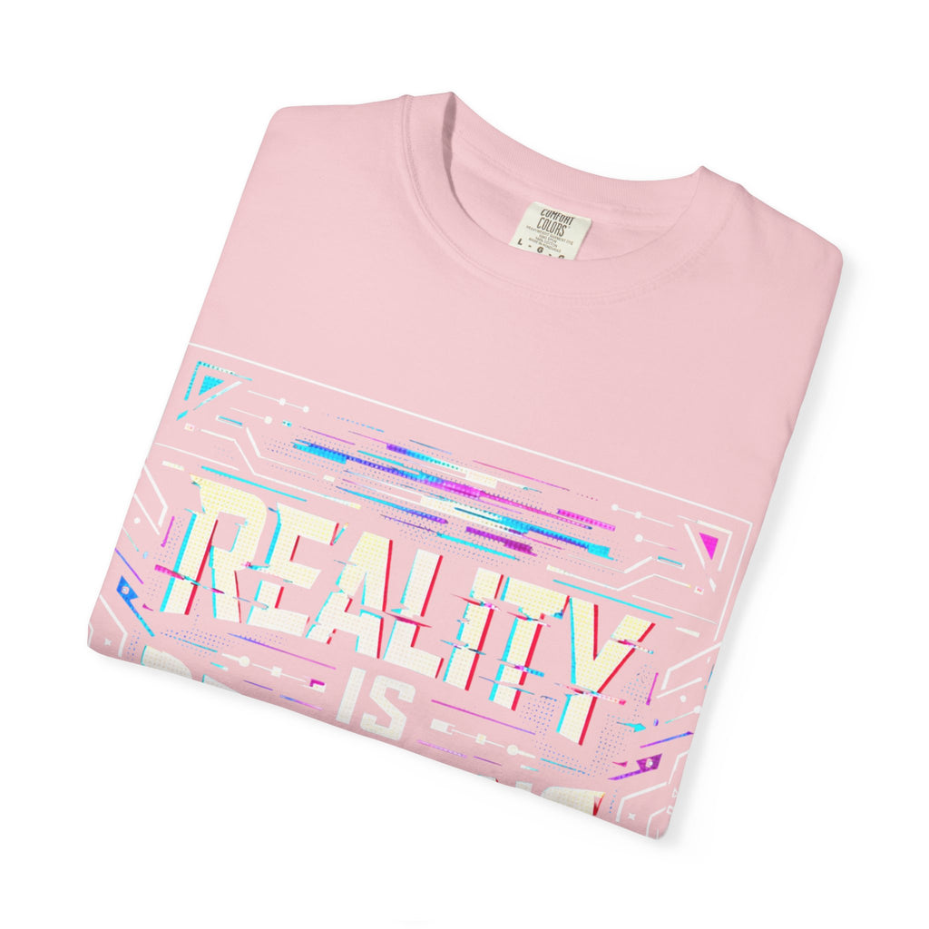 Power Runs Black PRB Glitchy Pastel "Reality Is Desyncing" T-Shirt by Power Runs Black