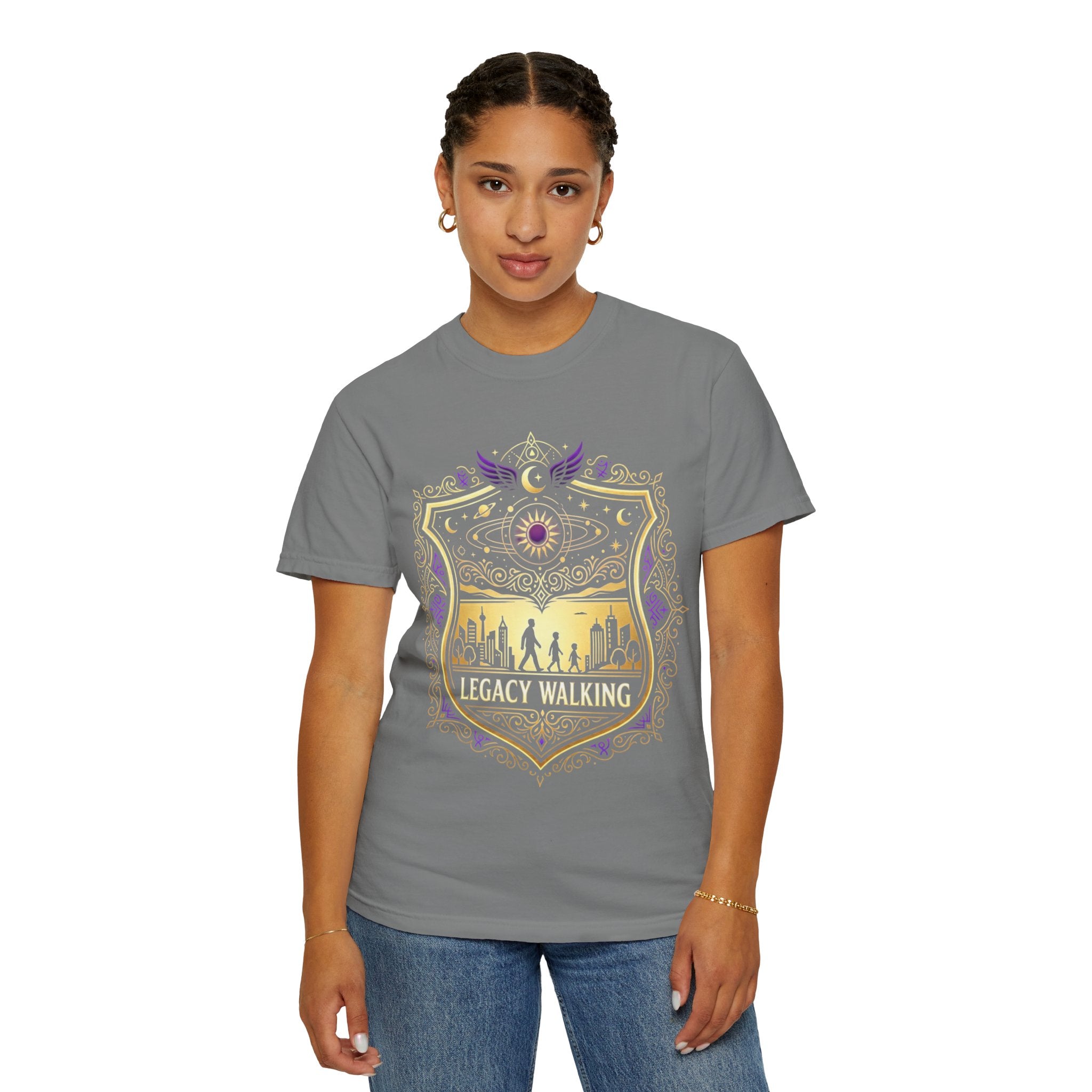 PRB Sci-Fi Adventure Graphic Tee | Futuristic Forest Print Unisex T-Shirt by Printify