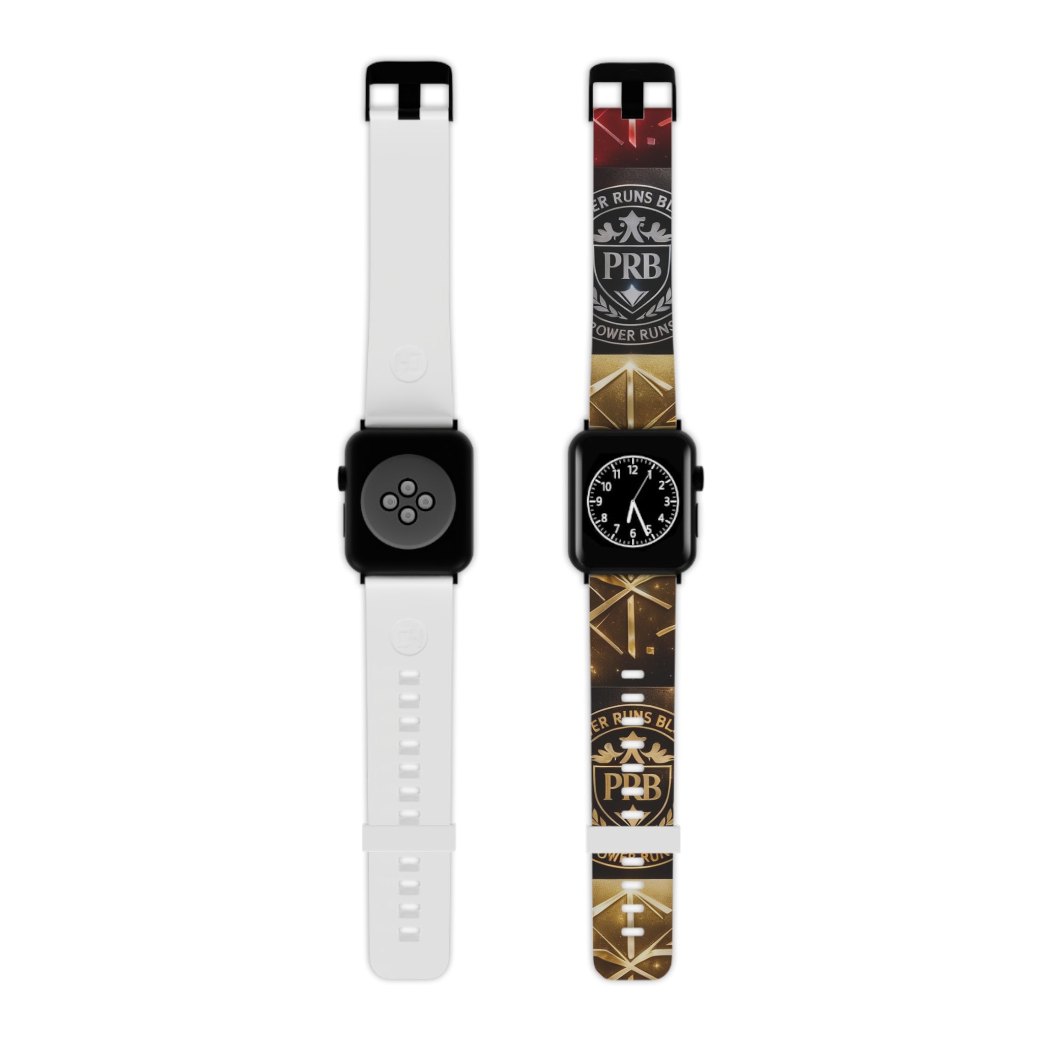 Power Runs Black PRB Band — Decorative Apple Watch Band by Power Runs Black