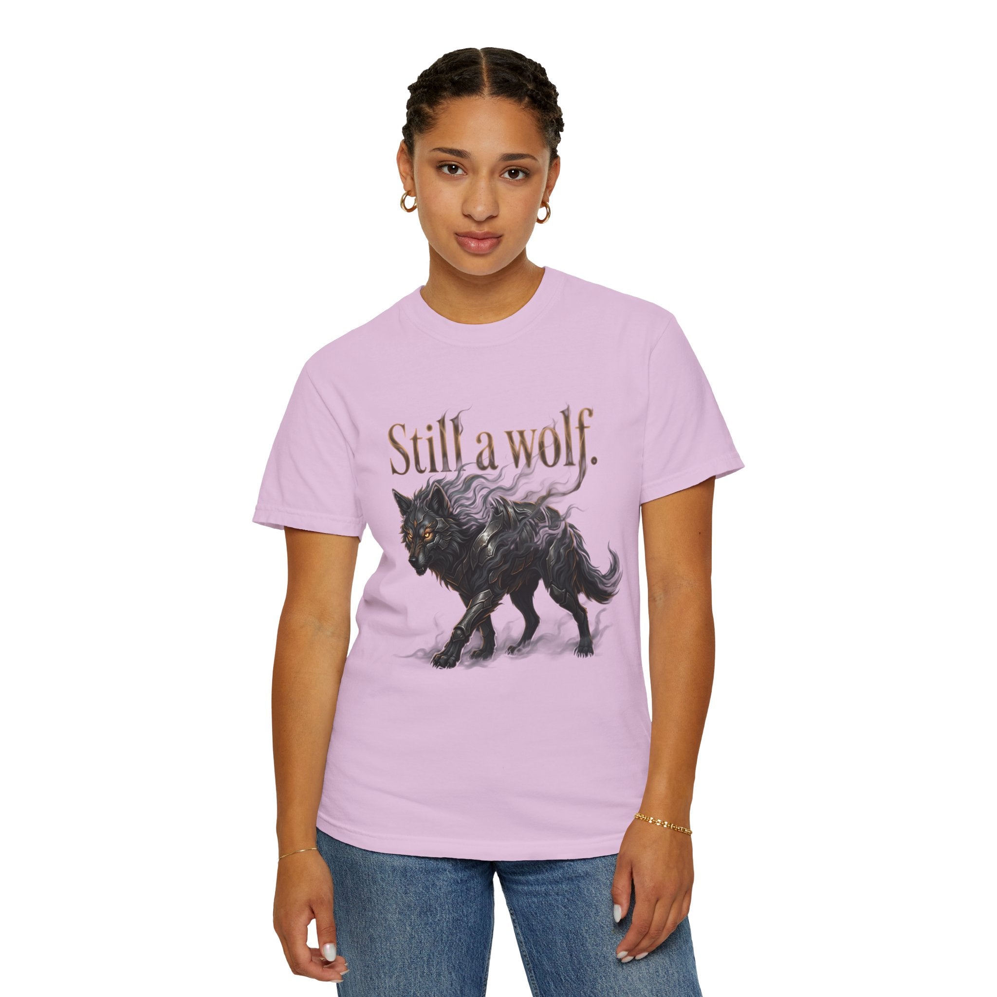 PRB Still a Wolf T-Shirt — Dark Wolf Graphic Tee by Printify