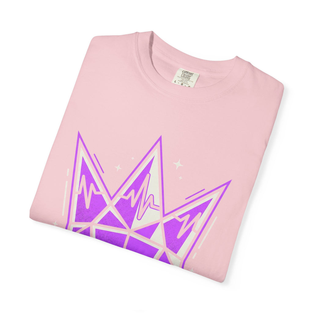 Power Runs Black PRB Crown Graphic T-Shirt — Purple Royal Crown Streetwear Tee by Power Runs Black