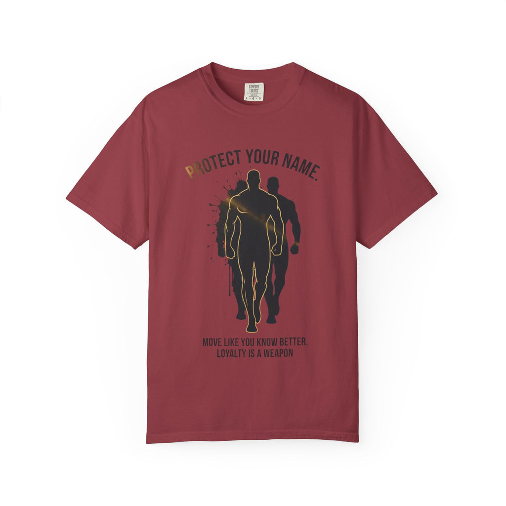 PRB Protect Your Name silhouette trio design T-Shirt | Loyalty is a Weapon graphic tee by Printify