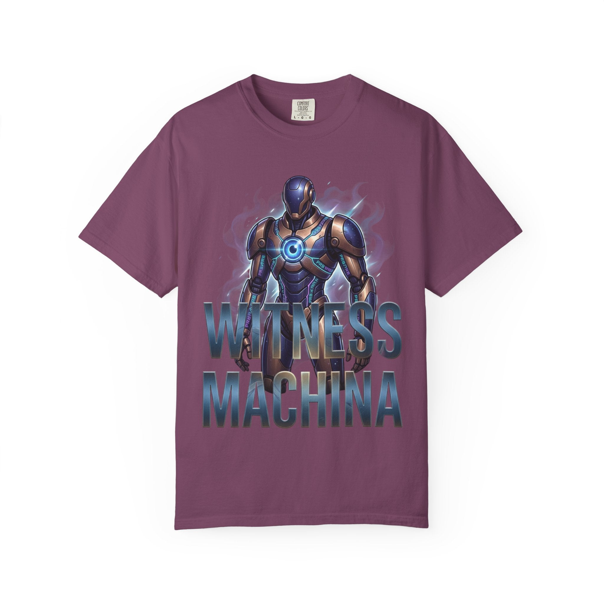 Printify PRB Witness Machina Robot Art T-shirt | Sci-Fi Cyborg Graphic Tee - T-Shirt
