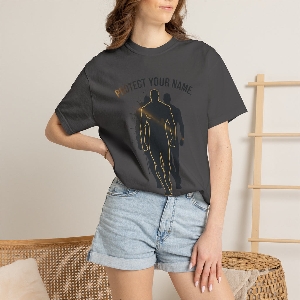 PRB Protect Your Name silhouette trio design T-Shirt | Loyalty is a Weapon graphic tee by Printify
