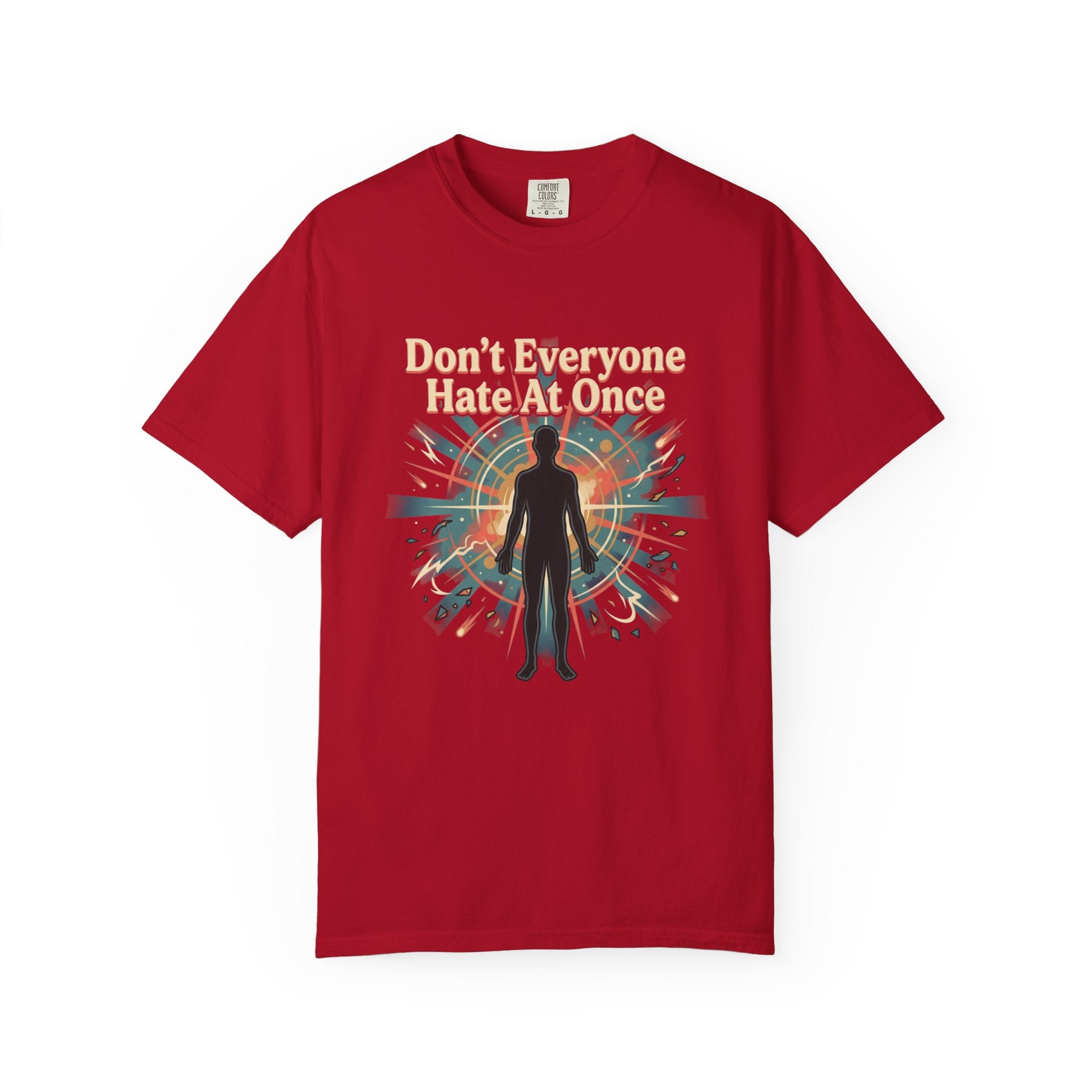 Power Runs Black Don't Everyone Hate Me Once" Retro Silhouette Graphic Tee by Printify