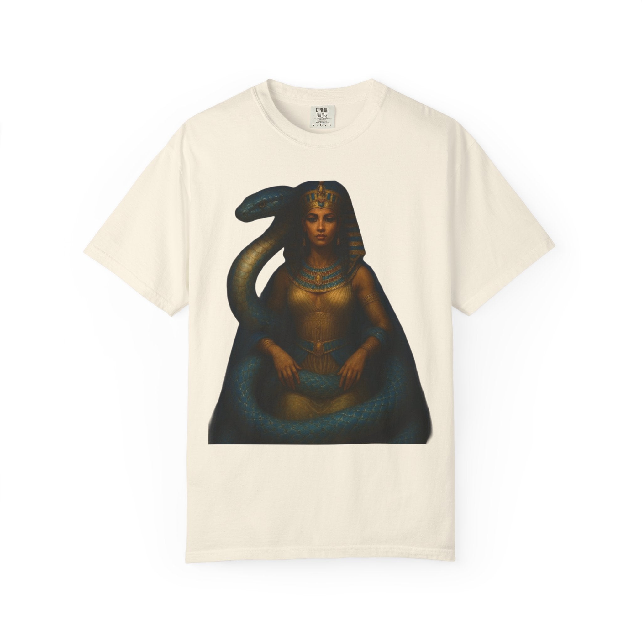 PRB Egyptian Goddess with Snake T-Shirt | Pharaoh Serpent Art Tee by Printify