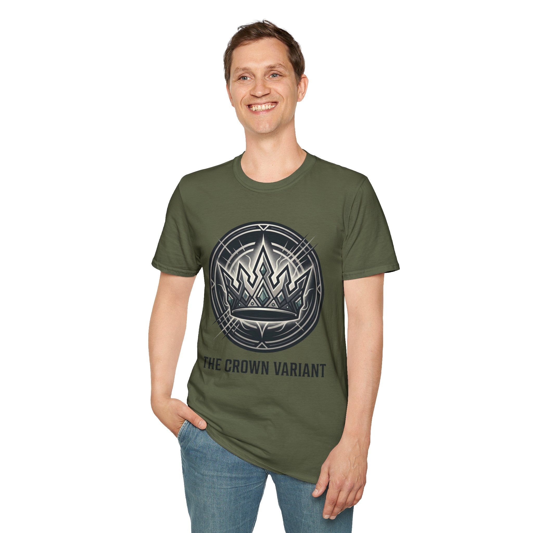 Power Runs Black PRB Crown Variant Graphic T-Shirt — The Crown Variant Emblem by Power Runs Black