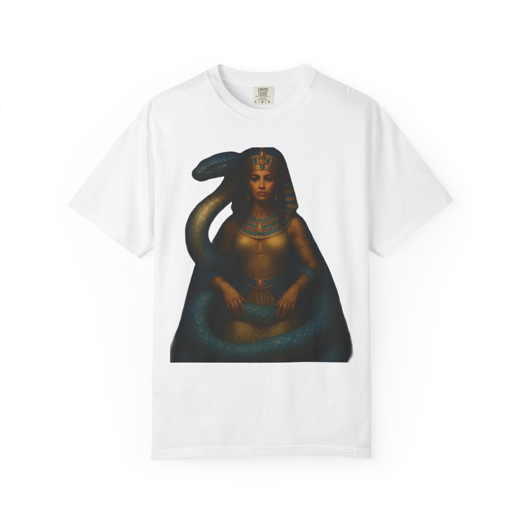 PRB Egyptian Goddess with Snake T-Shirt | Pharaoh Serpent Art Tee by Printify