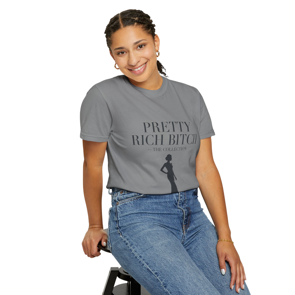 Pretty Rich Bitch The Collection by PRB Tee — Feminine Confidence Graphic T-Shirt by Power Runs Black