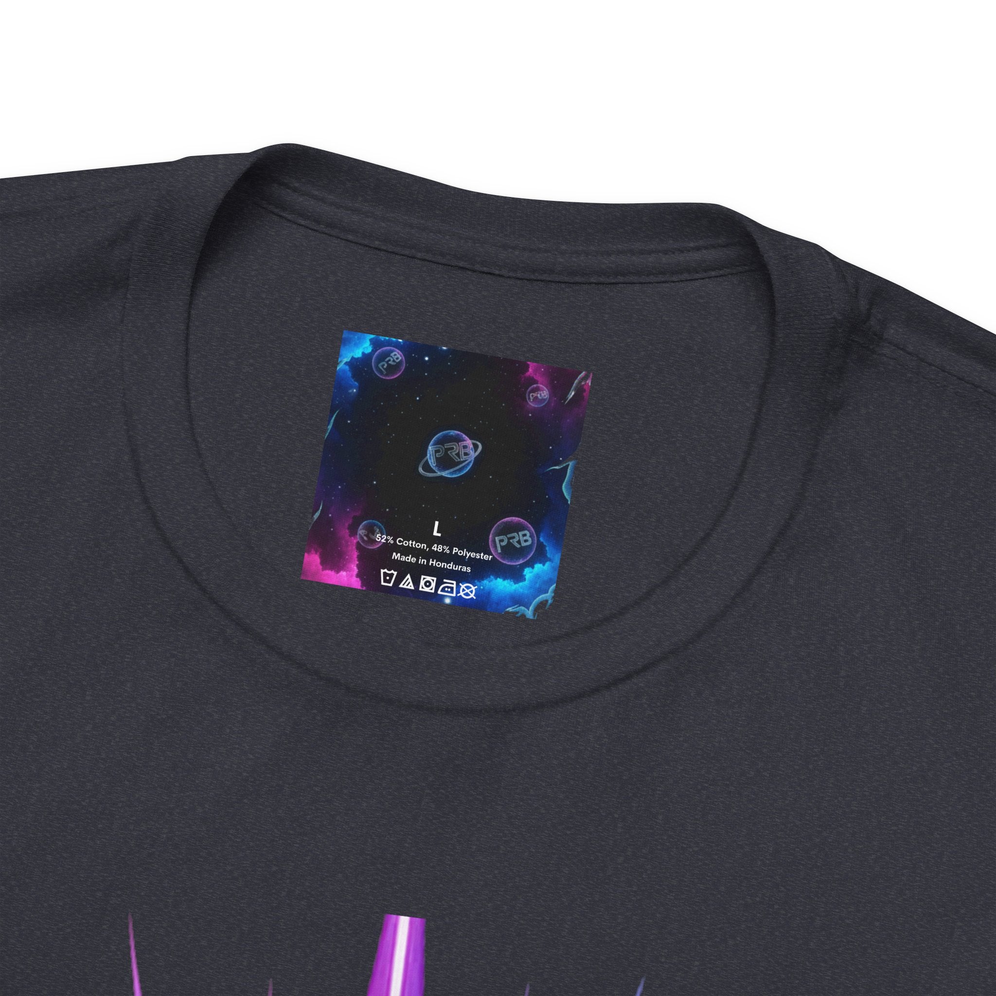 Power Runs Black PRB Running Pulse Graphic Tee — Neon Runner Heartbeat Sports T‑Shirt by Power Runs Black
