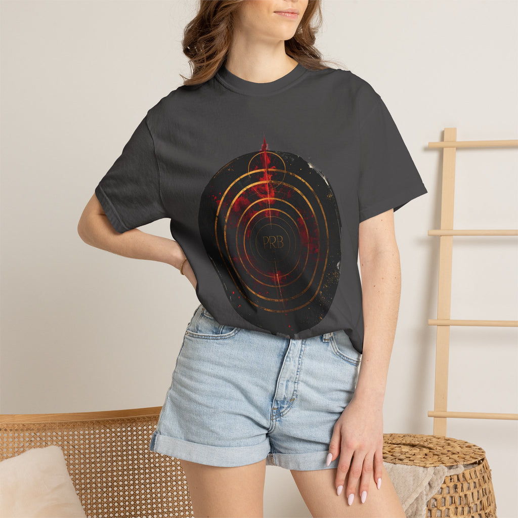 PRB Target Bullseye T-Shirt — Retro Circular Target Graphic Tee by Printify