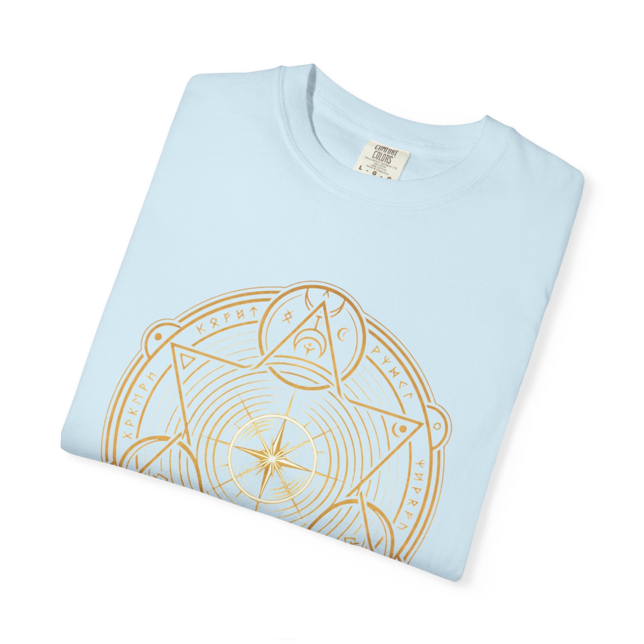Power Runs Black PRB — Veyra Kain Geometric Sigil Tee with “Too Much Becomes Ruin” Graphic T-Shirt by Power Runs Black