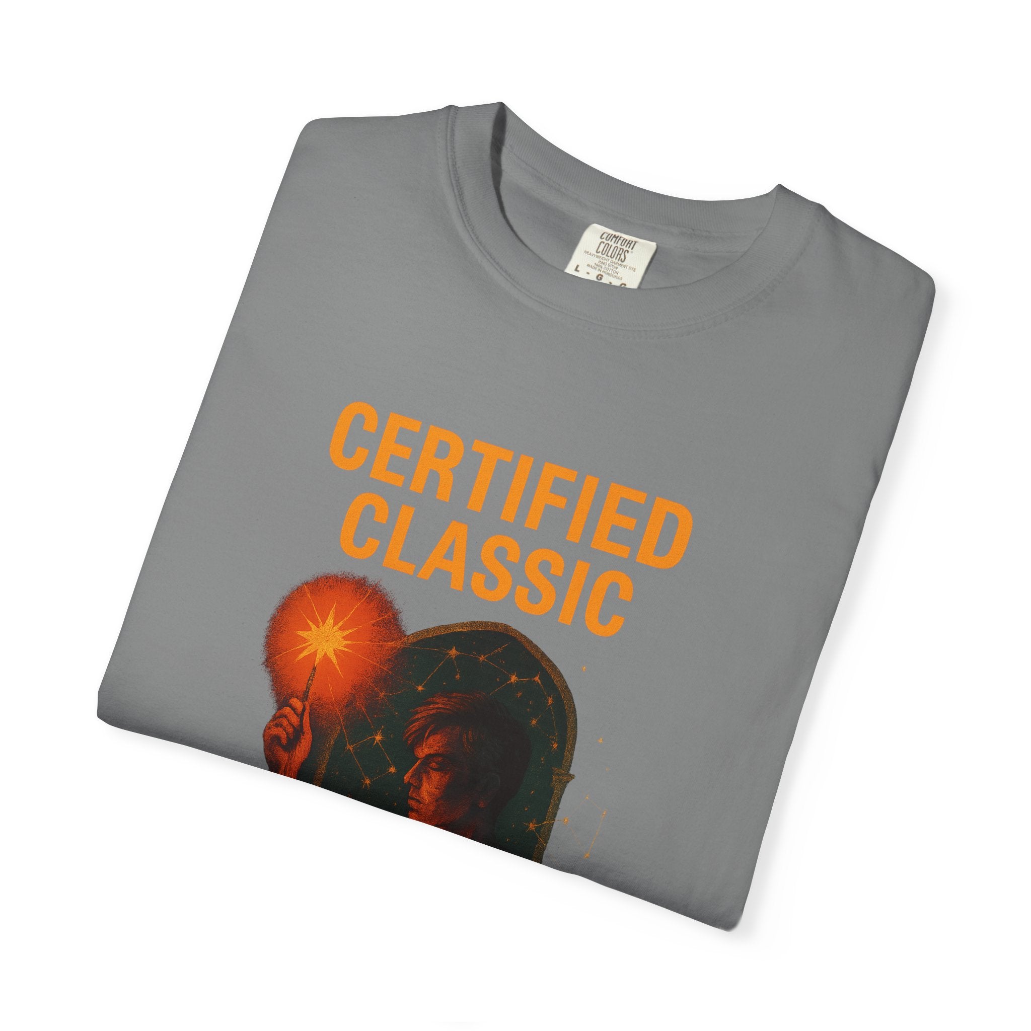 PRB Certified Classic head silhouette holding light bulb T-shirt | vintage inspired graphic tee by Power Runs Black
