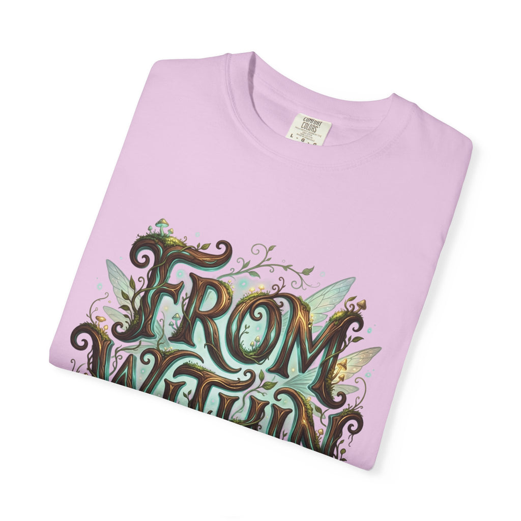 PRB From Within T-shirt | Nature Typography Forest Illustration by Power Runs Black