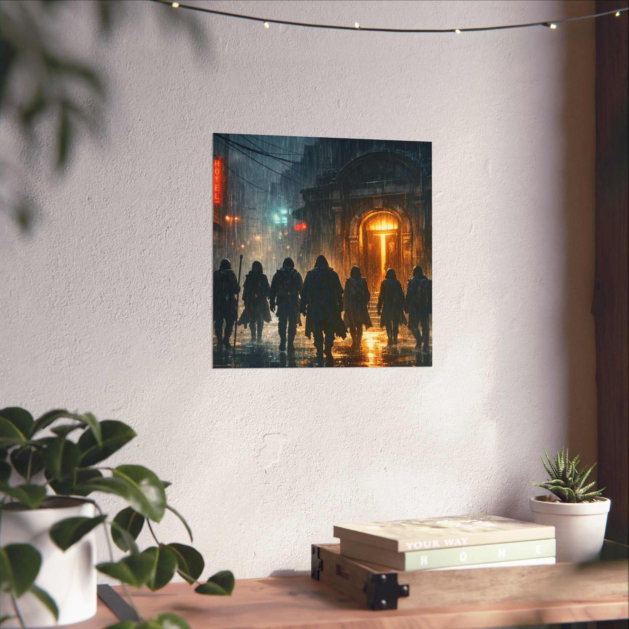 Power Runs Black PRB The Starbound Seven Matte Vertical Posters by Printify