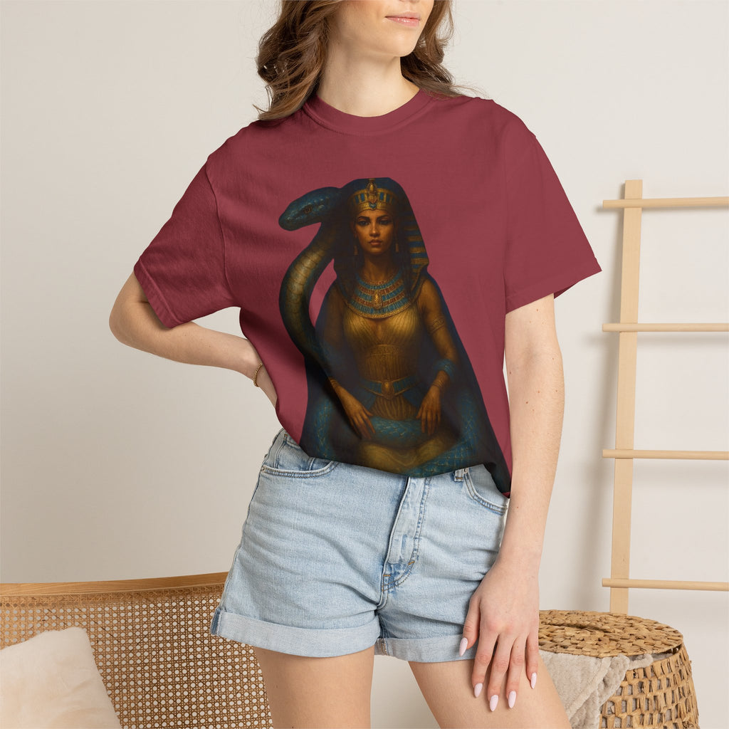 PRB Egyptian Goddess with Snake T-Shirt | Pharaoh Serpent Art Tee by Printify