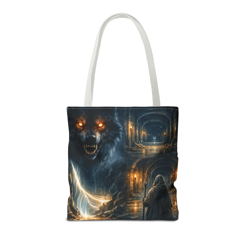 PRB The Echo Hounds Illustration Tote Bag | Gothic Horror Artwork by Printify