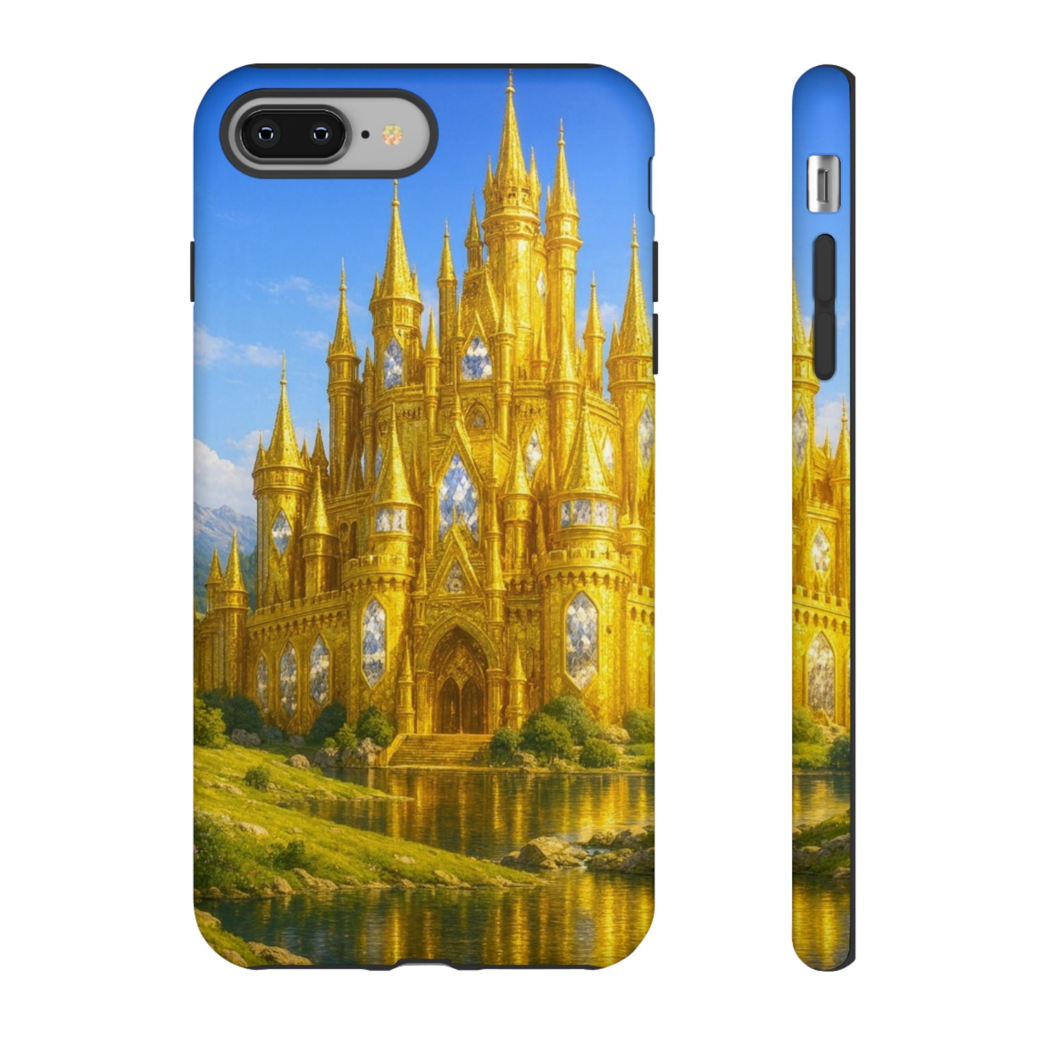 PRB Golden Castle iPhone Case | Fantasy Palace Phone Case by Power Runs Black