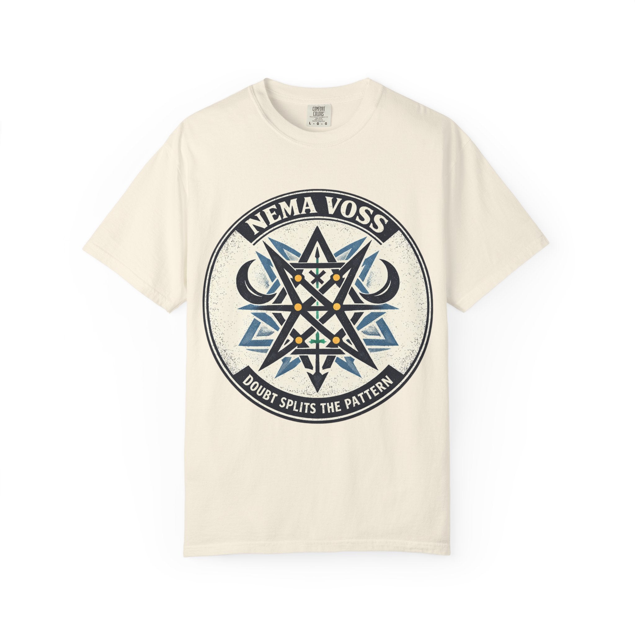 Power Runs Black PRB Nema Voss 'Doubt Splits the Pattern' Graphic T-Shirt by Power Runs Black