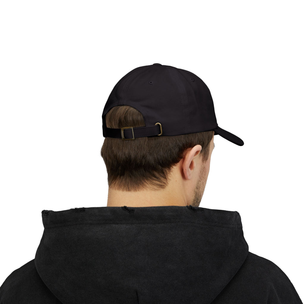 PRB Dad Cap — Vintage Crest Embroidered Baseball Hat by Power Runs Black