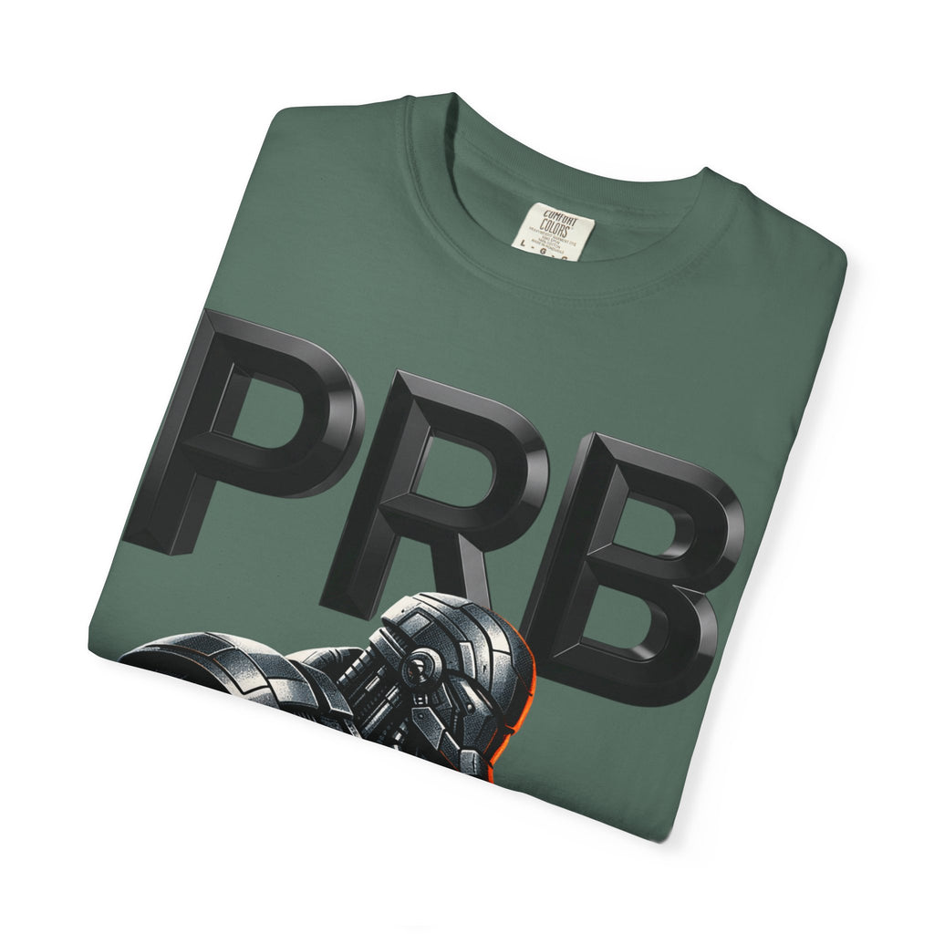 Built of Power PRB T-Shirt — Robotic Armor Graphic Tee by Printify