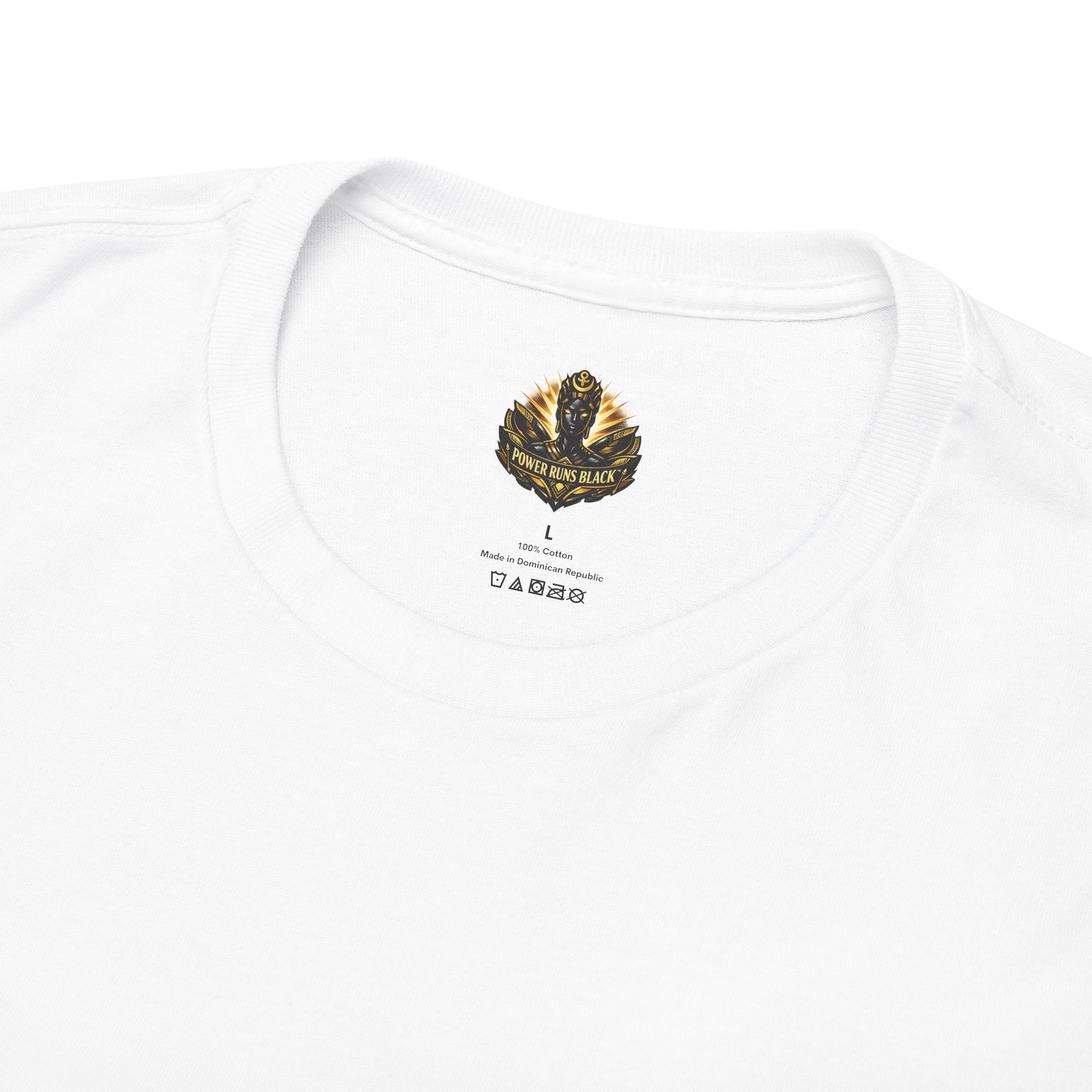 Power Runs Black Queen Goddess Graphics Tee by Printify