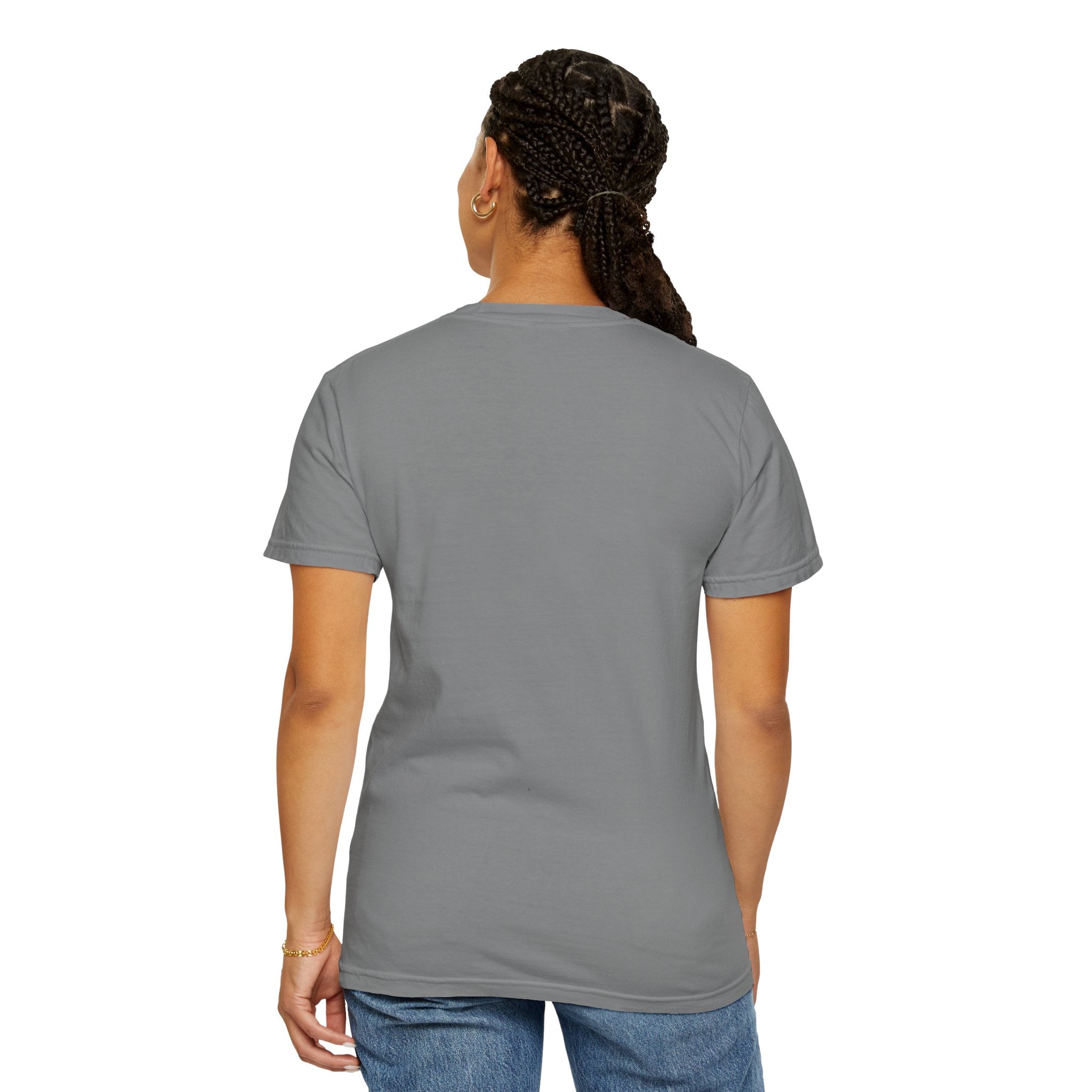 Power Runs Black T-Shirt — Afrocentric Crowned Goddess Graphic Tee by Printify