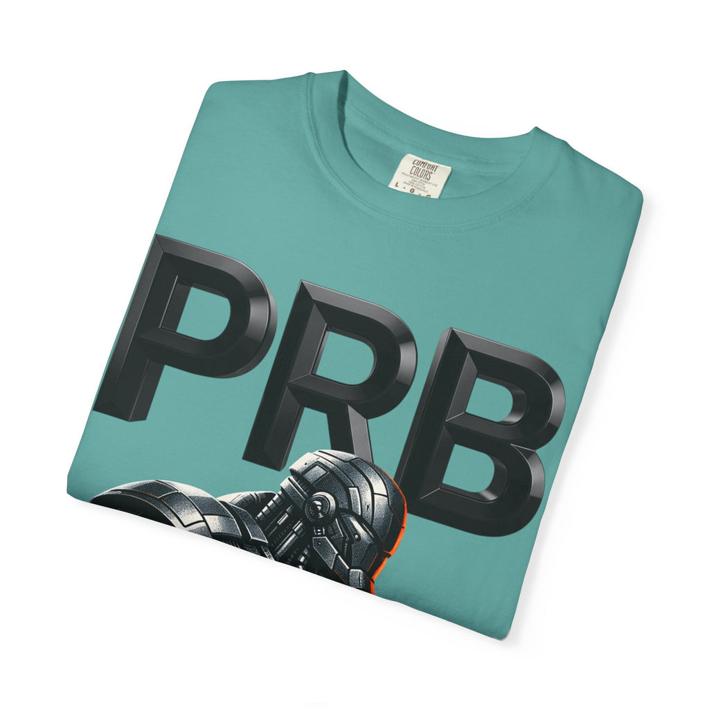 Built of Power PRB T-Shirt — Robotic Armor Graphic Tee by Printify