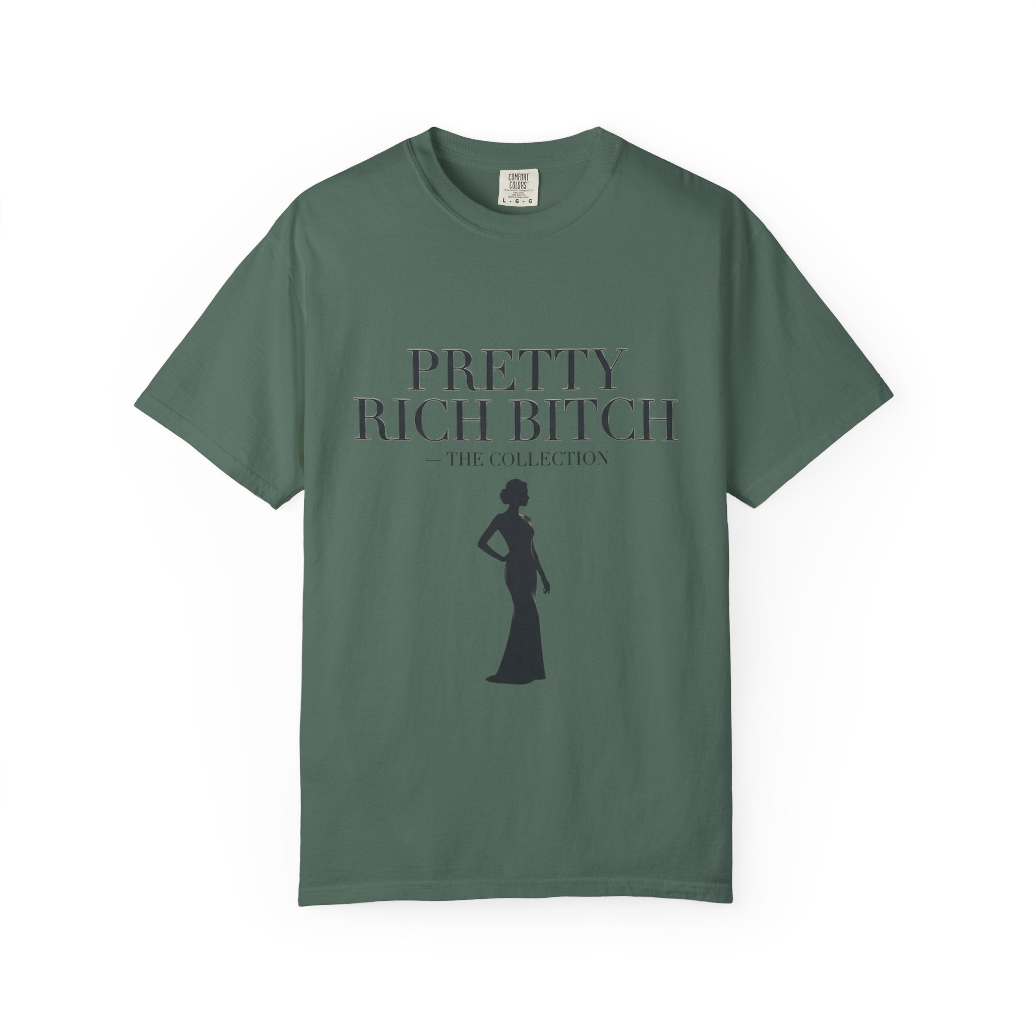 Pretty Rich Bitch The Collection by PRB Tee — Feminine Confidence Graphic T-Shirt by Power Runs Black