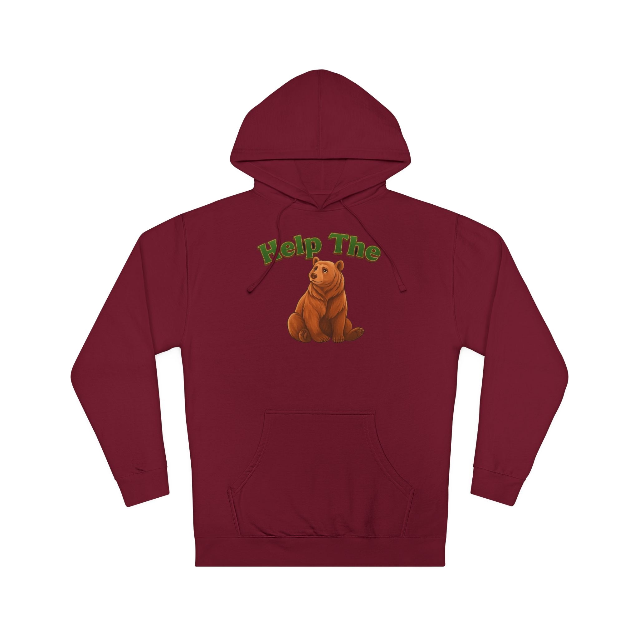 PRB "Don't Help Me Help The Bear" Graphic Hoodie by Power Runs Black
