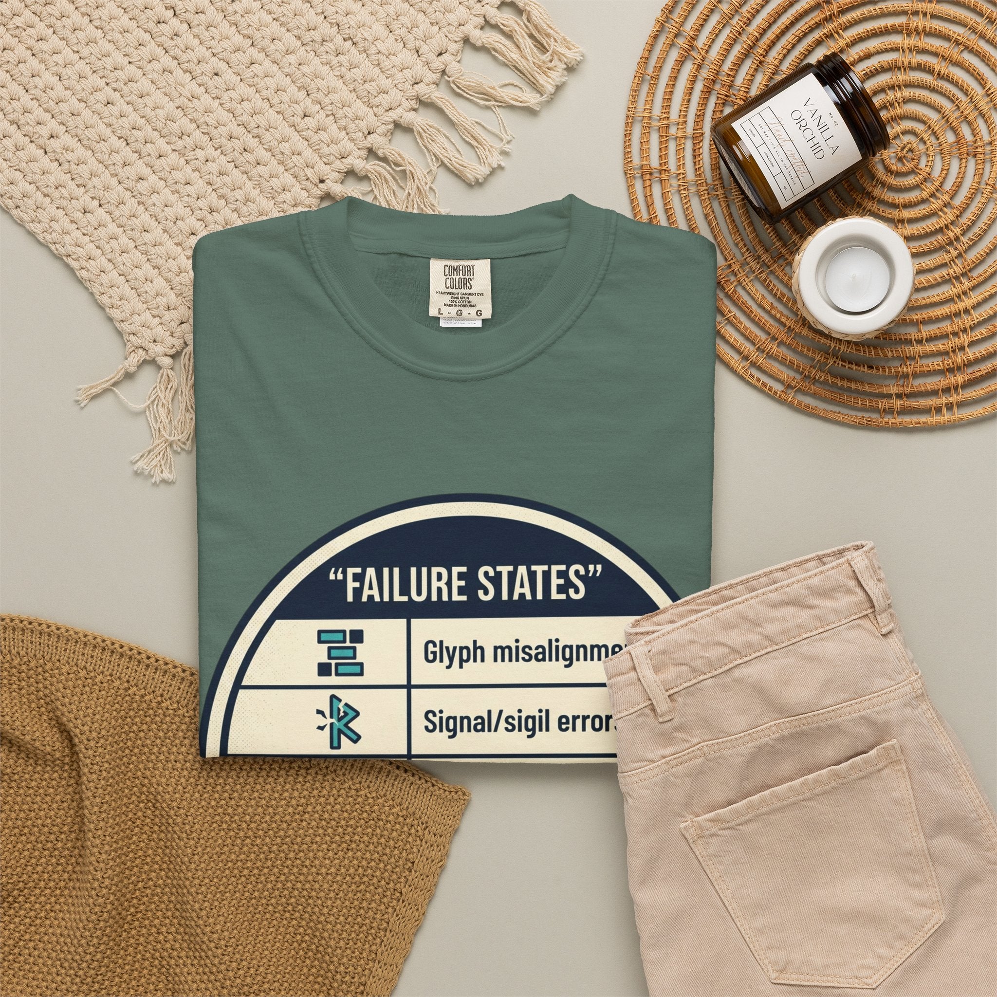 Power Runs Black PRB Failure States T-Shirt — Sci‑Fi Status Badge Graphic Tee by Printify