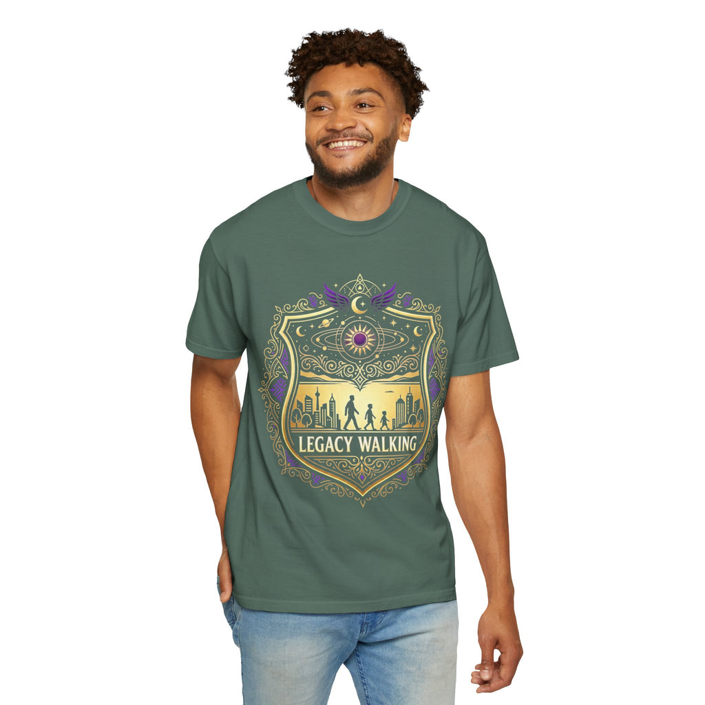 PRB Sci-Fi Adventure Graphic Tee | Futuristic Forest Print Unisex T-Shirt by Printify