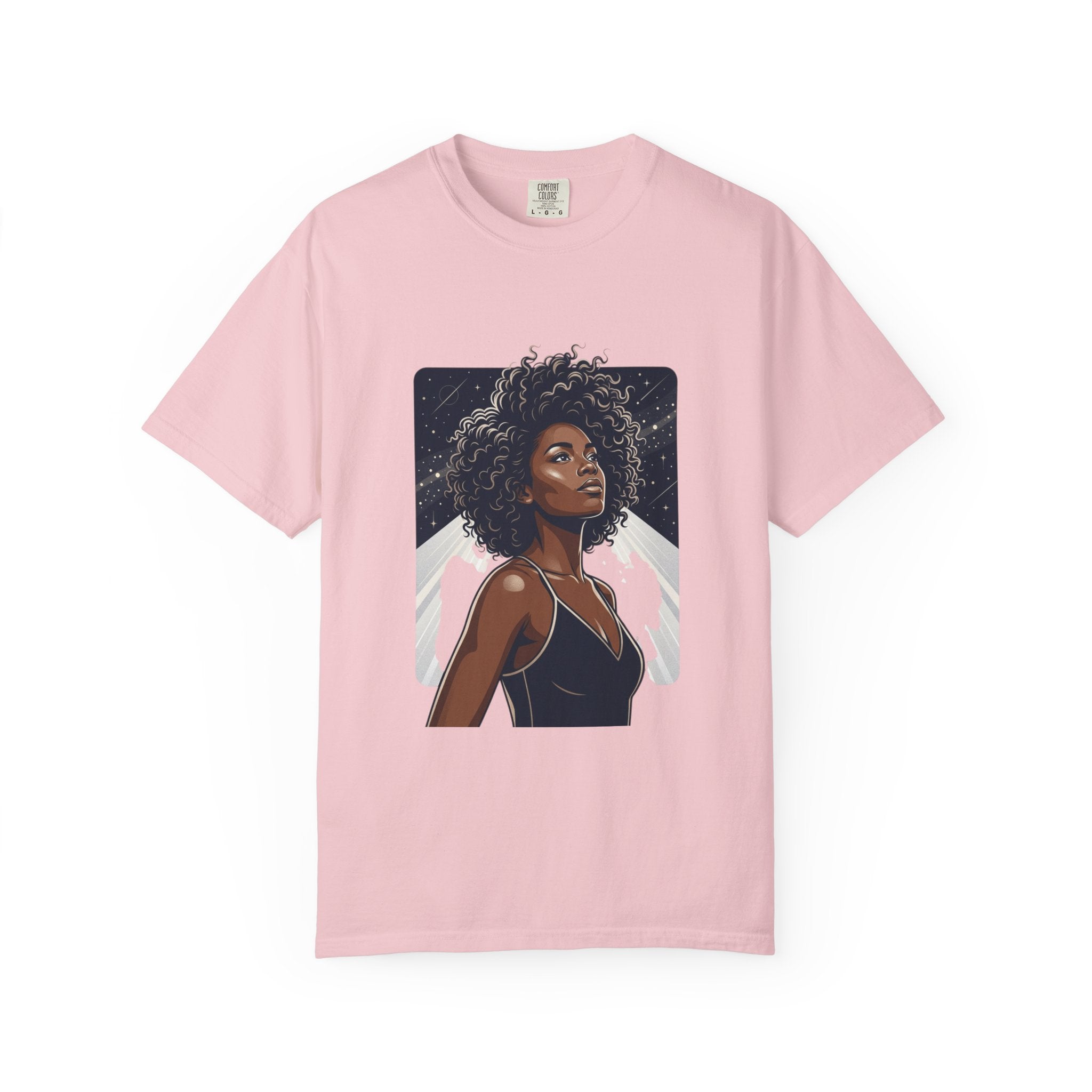 Pretty Rich Bitch The Collection by PRB T-Shirt — Afro Woman Graphic Tee by Power Runs Black